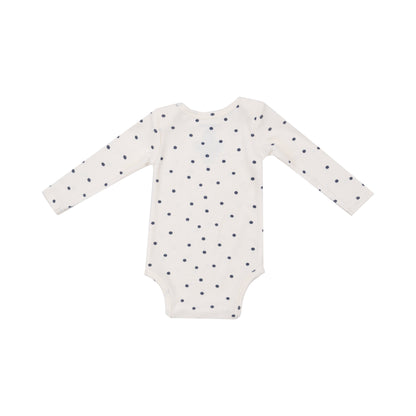 Newborn Mini Dot Bodysuit, Navy