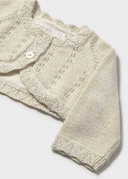 Newborn Basic Knit Cardigan