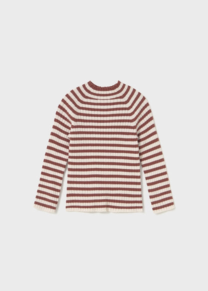Infant Girl Mock Neck Sweater