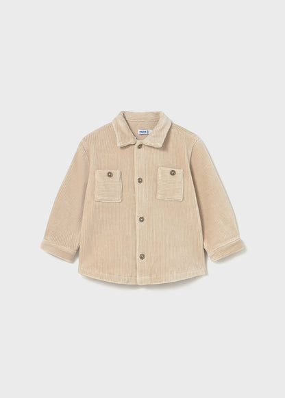 Infant's Camel Knitted Overshirt