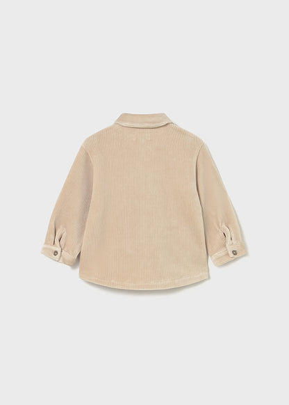 Infant's Camel Knitted Overshirt
