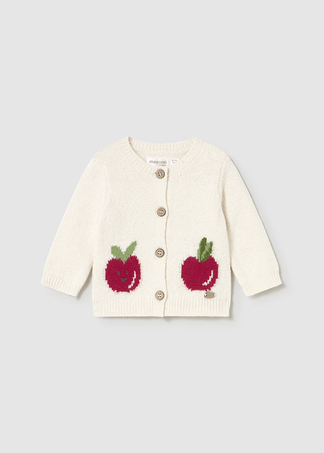 Newborn Fruity Knit Cardigan
