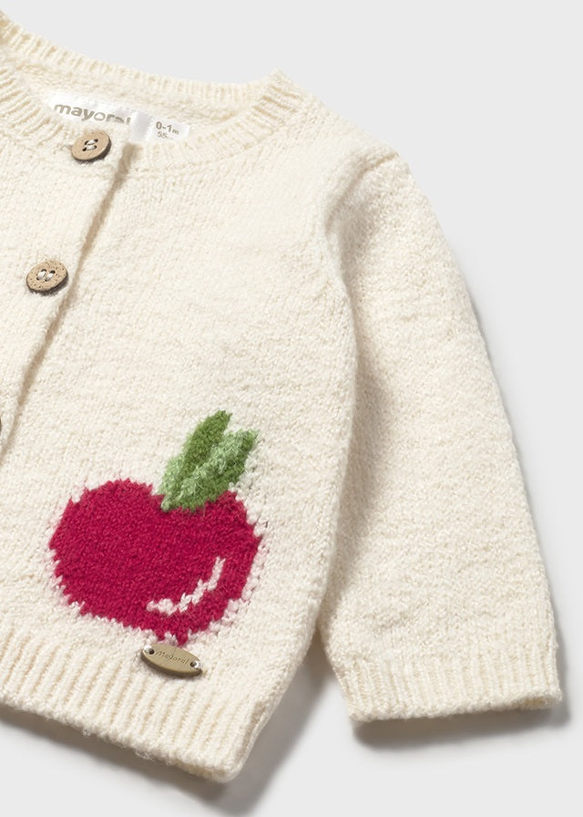 Newborn Fruity Knit Cardigan