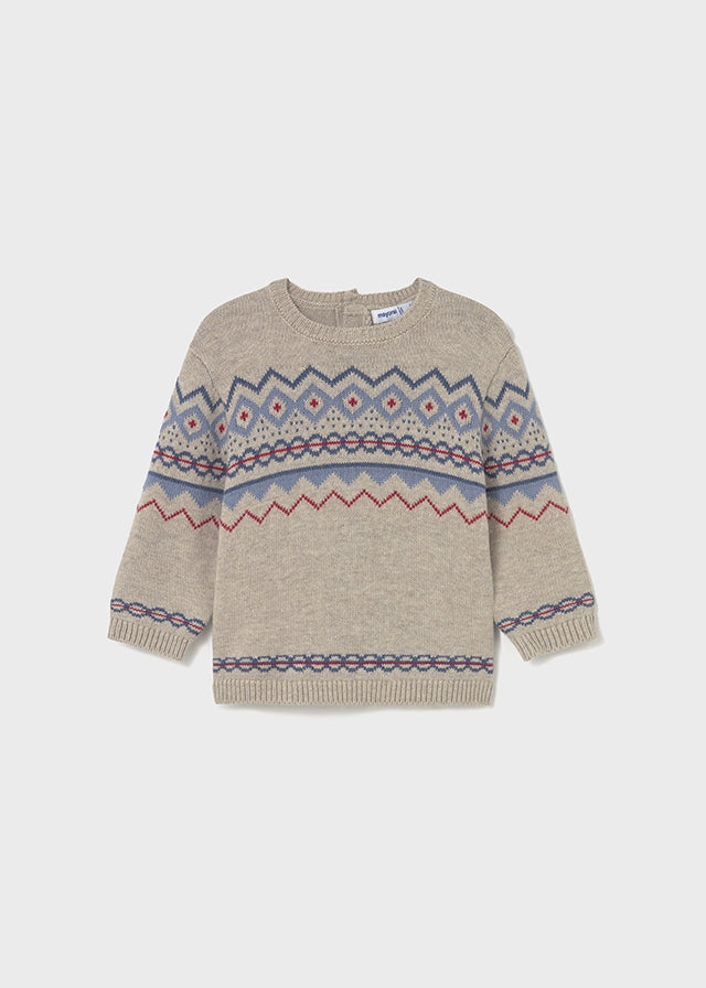 Infant Boy Jacquard Sweater
