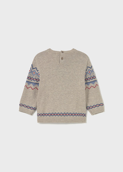 Infant Boy Jacquard Sweater