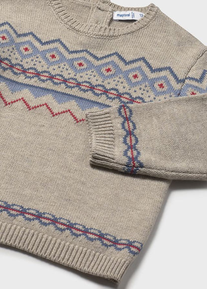 Infant Boy Jacquard Sweater