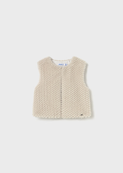 Infant Girl Furry Vest