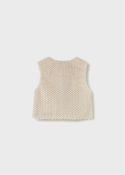 Infant Girl Furry Vest