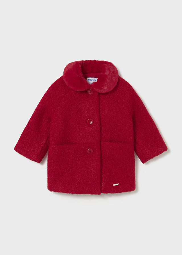 Infant Girl Shearling Coat