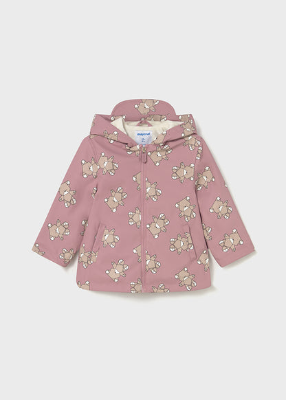 Infant Girl Teddy Bear Rain Coat