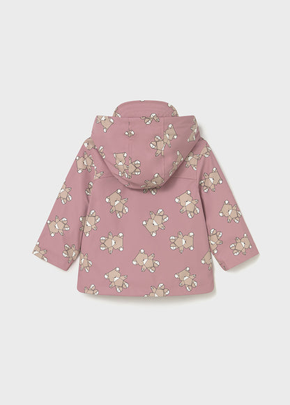 Infant Girl Teddy Bear Rain Coat