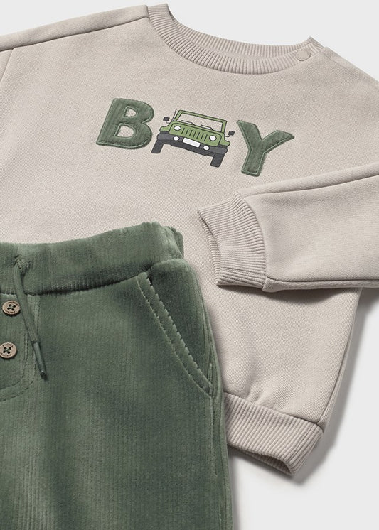 Infant Boy Corduroy Trouser Set