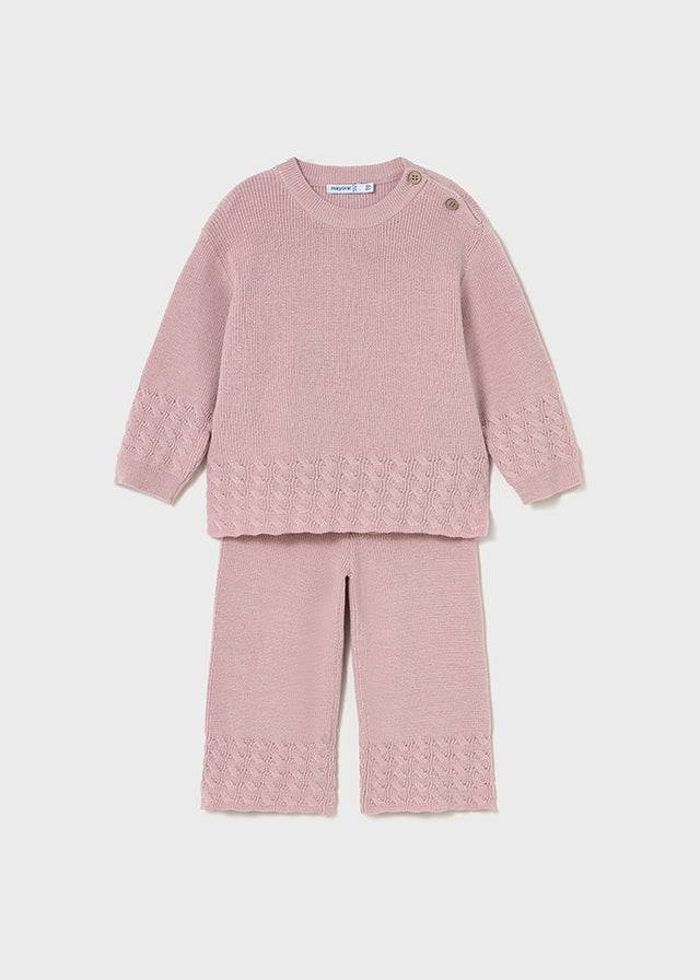 Infant Girl Rosie Knit Pant Set