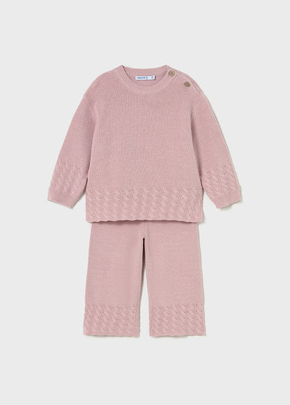 Infant Girl Rosie Knit Pant Set