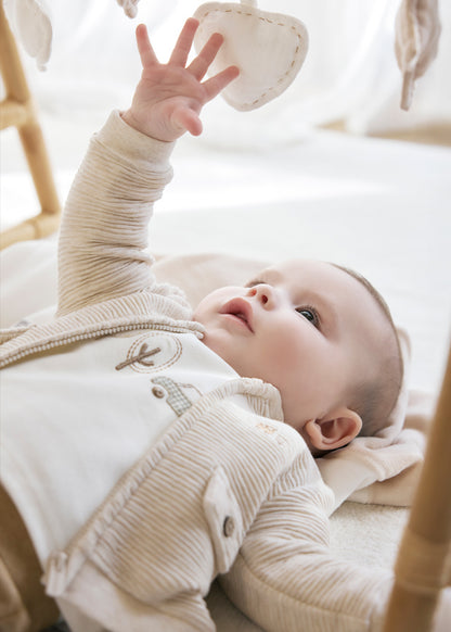 Newborn Boy 3Pc Toffee Tracksuit
