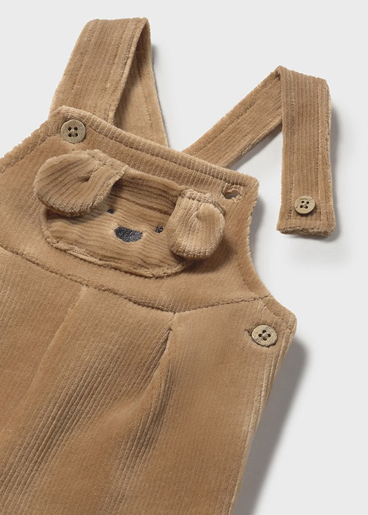 Newborn Corduroy Dungaree