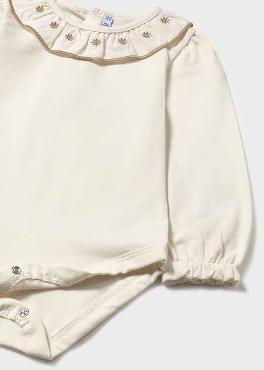 NB Girl Embroidered Bodysuit