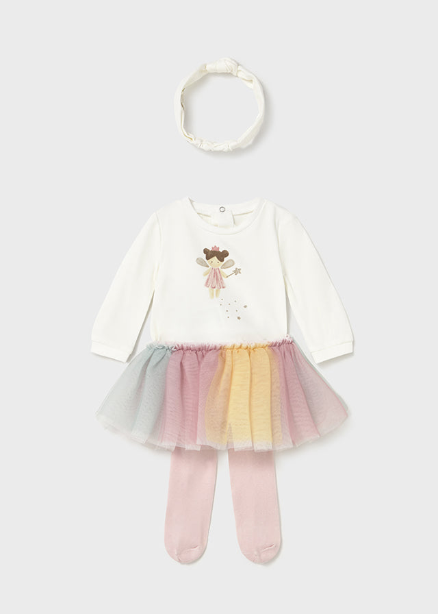Infant Girl Multi-Color Tutu Set