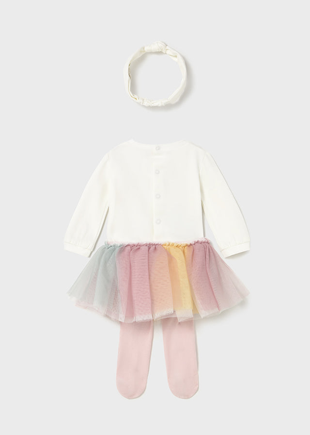 Infant Girl Multi-Color Tutu Set