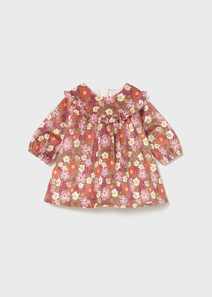 Newborn Girl Printed Floral Dress