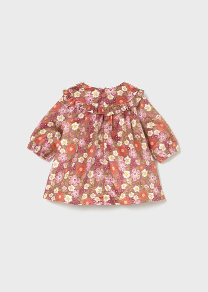 Newborn Girl Printed Floral Dress