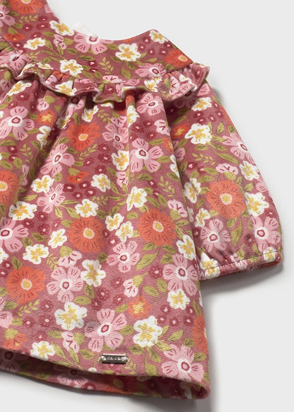 Newborn Girl Printed Floral Dress