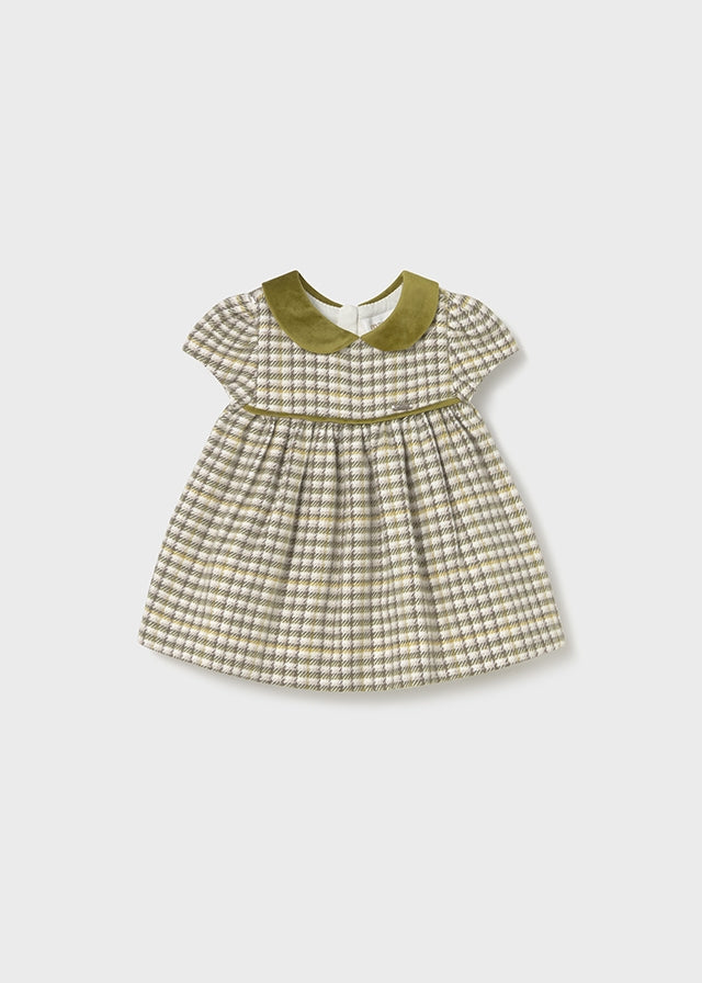 Newborn Plaid S/s Dress