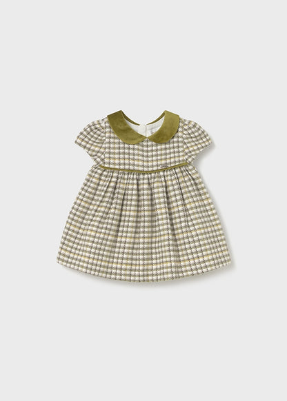 Newborn Plaid S/s Dress