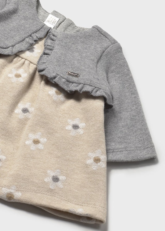 Newborn Girl Dress w/Cardigan