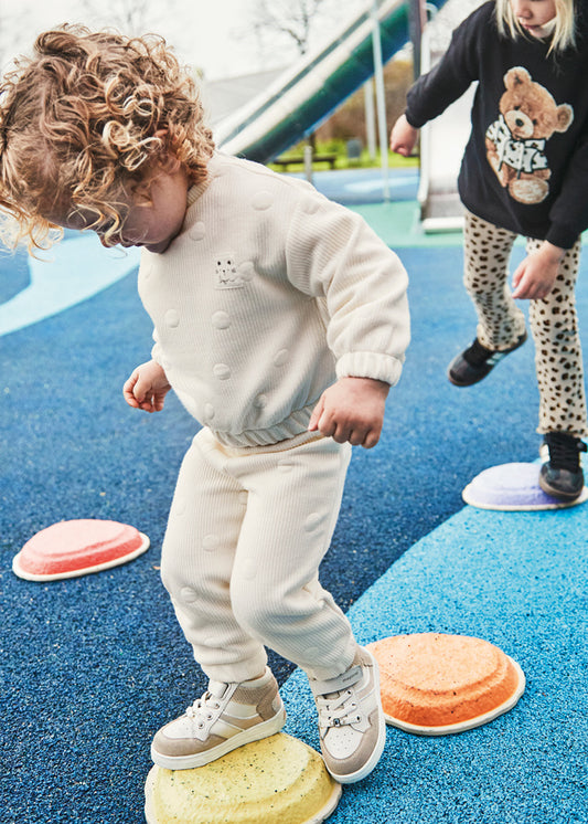 Infant Cream Padded Tracksuit