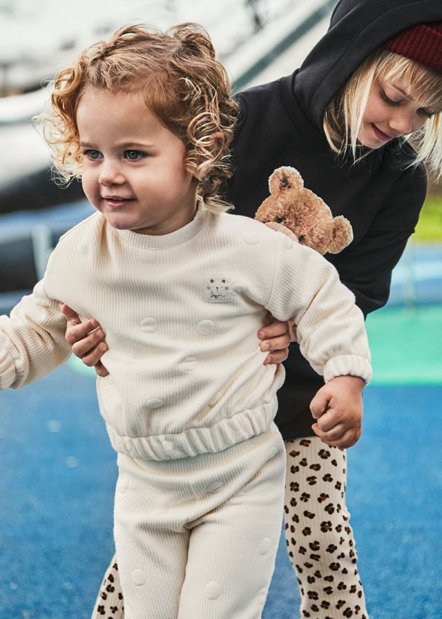 Infant Cream Padded Tracksuit