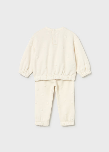 Infant Cream Padded Tracksuit