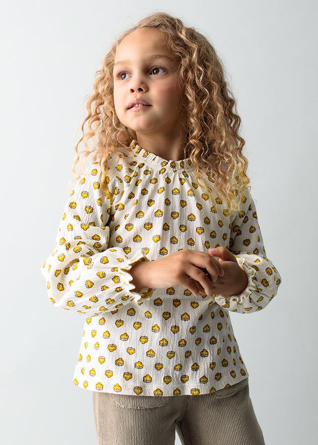 Girls Long Sleeve Blouse