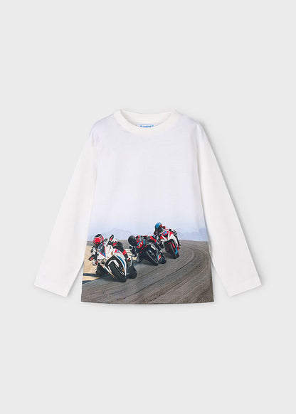 Boys Motorcycle L/s T-Shirt