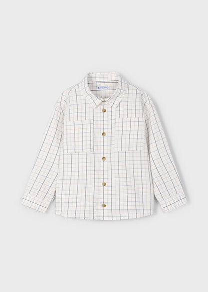 Boys L/s Checked Shirt