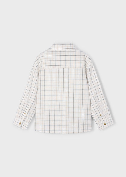 Boys L/s Checked Shirt