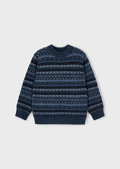 Boys Navy Winter Sweater