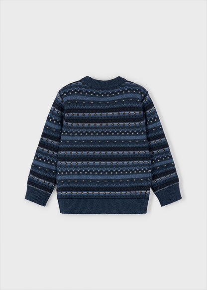 Boys Navy Winter Sweater