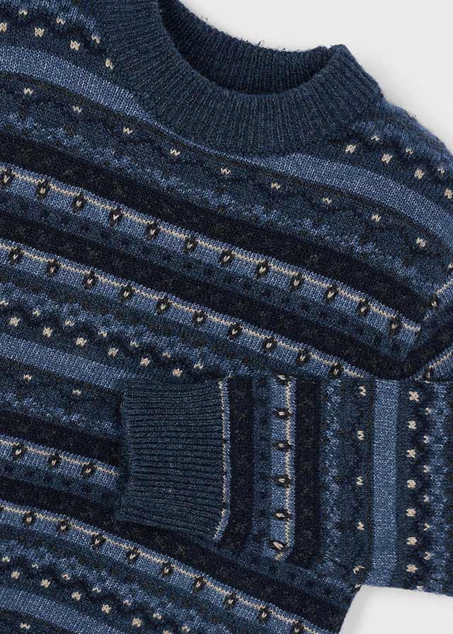 Boys Navy Winter Sweater