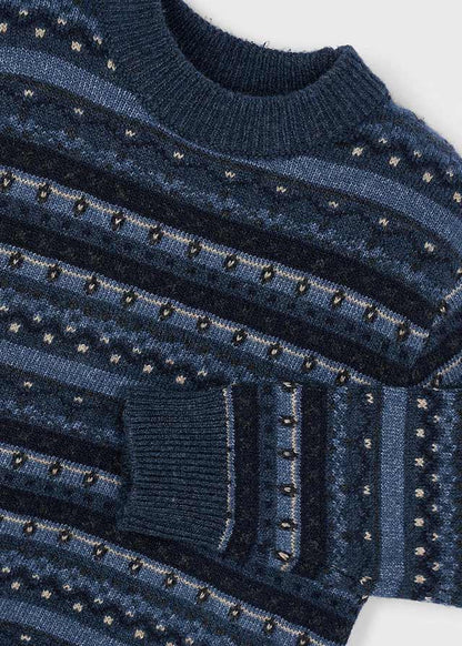 Boys Navy Winter Sweater