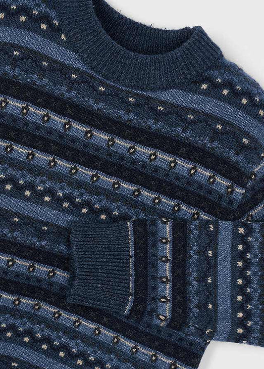 Boys Navy Winter Sweater