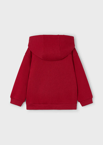 Boys Red Motor Hoodie