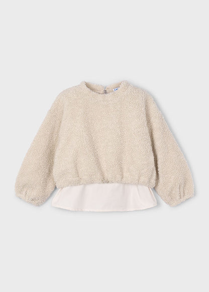 Girls Lamb Wool Pullover