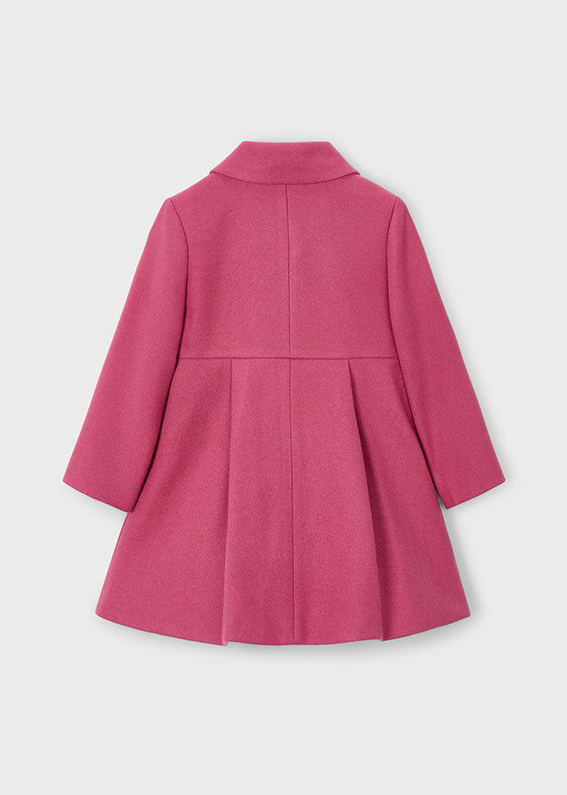 GIrls Cherry Woolen Coat