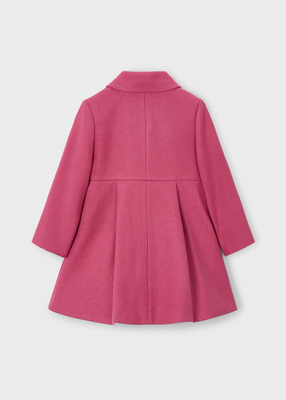 GIrls Cherry Woolen Coat