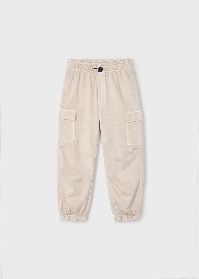 Boys Cream Joggers