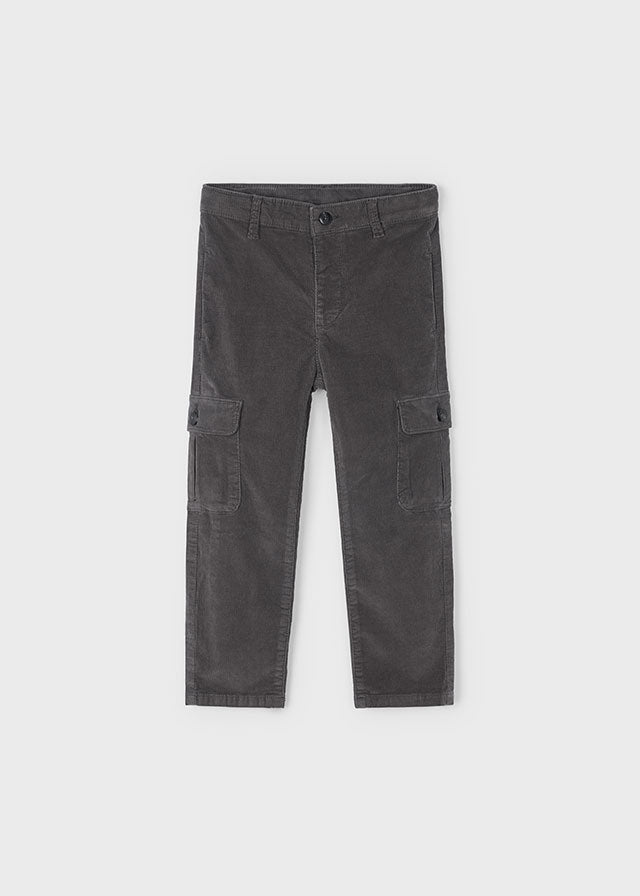 Boys Charcoal Knit Pants