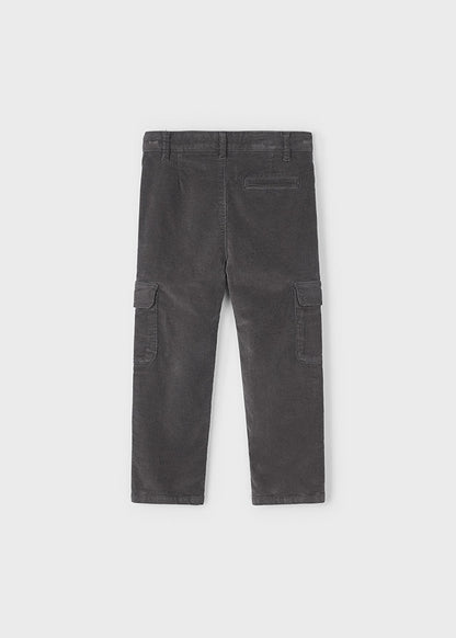 Boys Charcoal Knit Pants