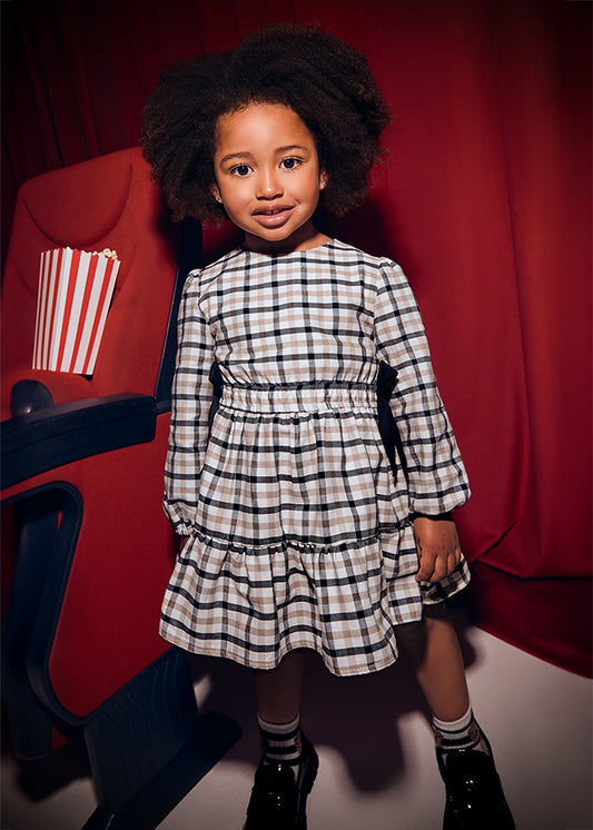 Girls Plaid Dress