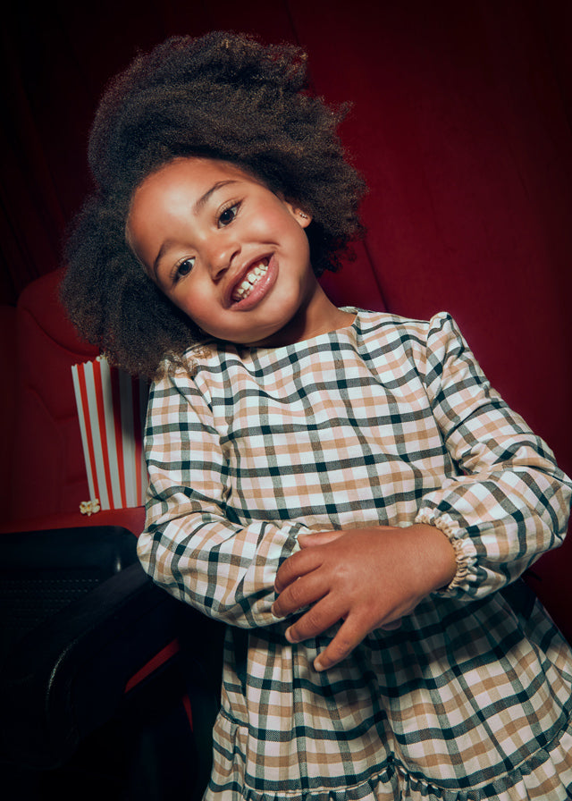 Girls Plaid Dress